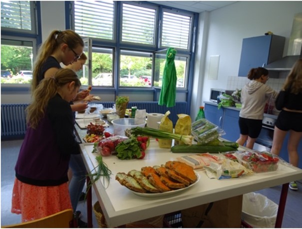 AG "Die Frösche" - Workshop "Gesunde Ernährung"