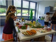 AG "Die Frösche" - Workshop "Gesunde Ernährung"