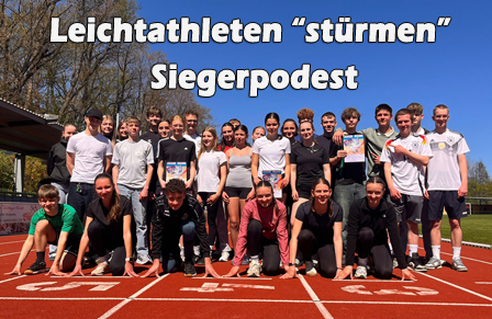 FS Sport: Leichtathleten "stürmen" Siegerpodest